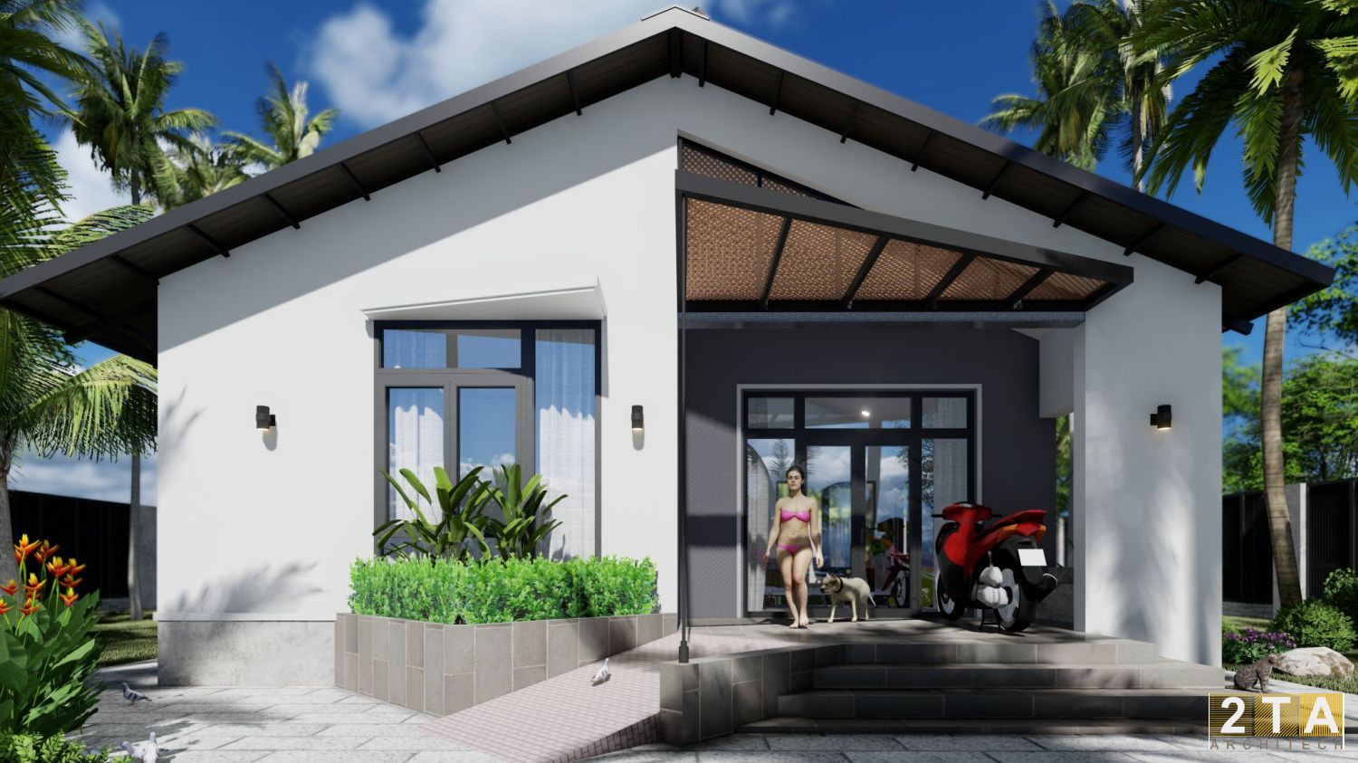 KIẾN TRÚC NHÀ ANH HUY