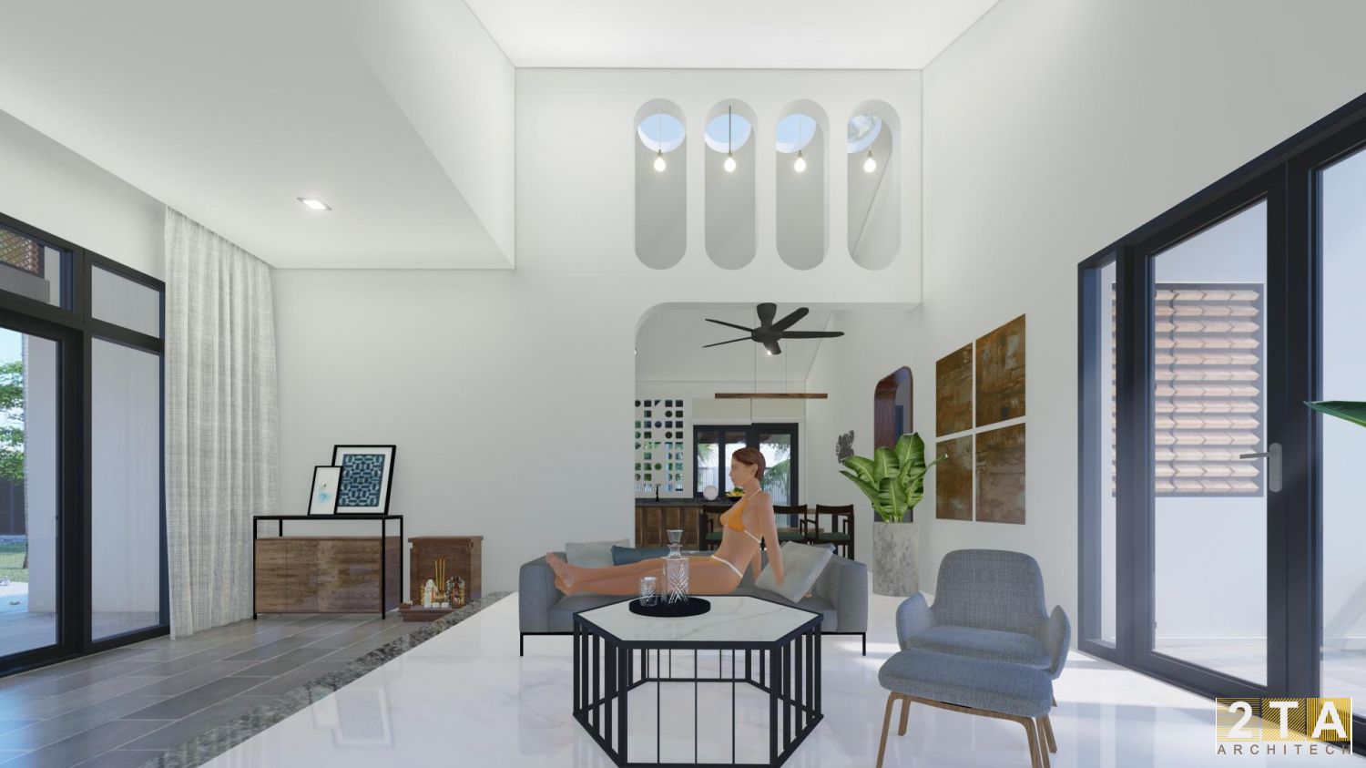 KIẾN TRÚC NHÀ ANH HUY