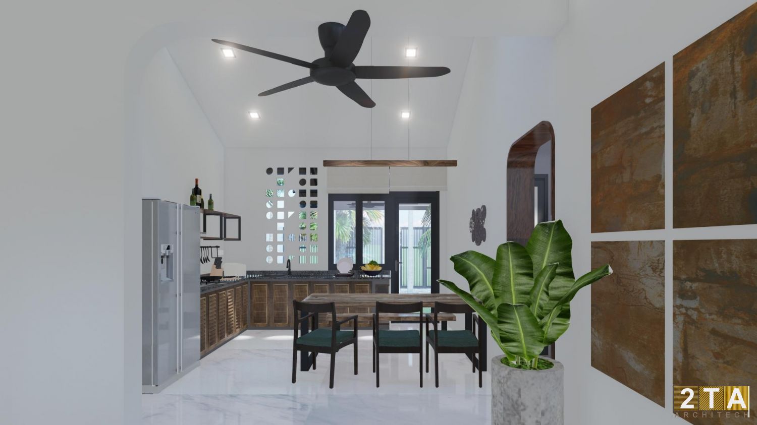 KIẾN TRÚC NHÀ ANH HUY