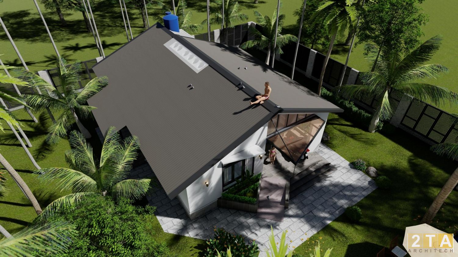 KIẾN TRÚC NHÀ ANH HUY