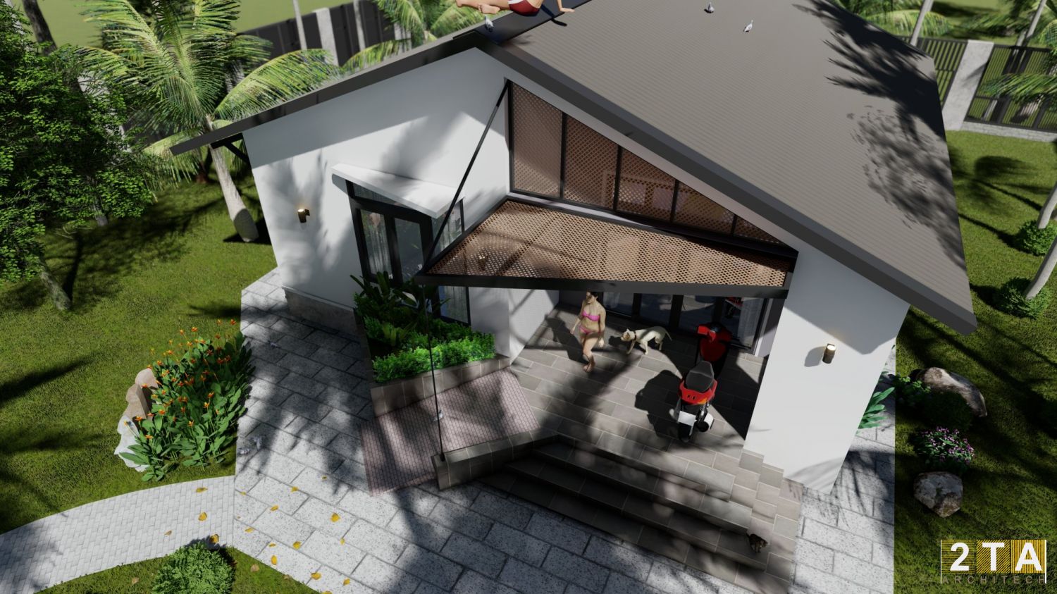 KIẾN TRÚC NHÀ ANH HUY