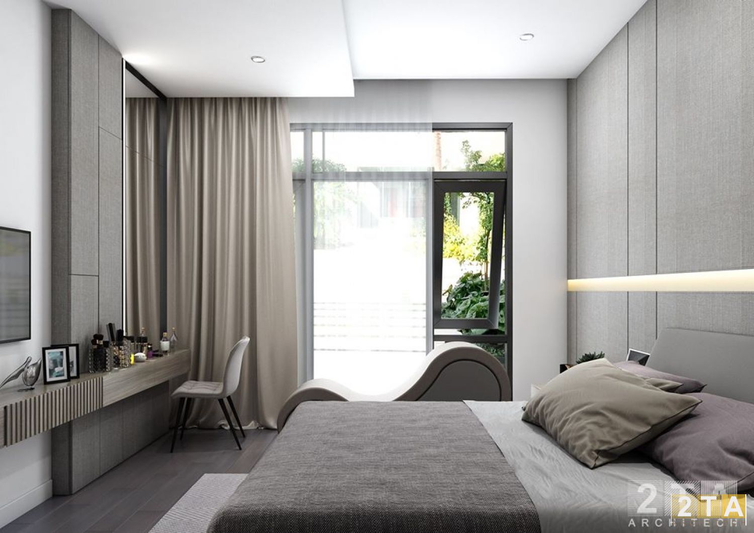 THIẾT KẾ NỘI THẤT PHÒNG NGỦ